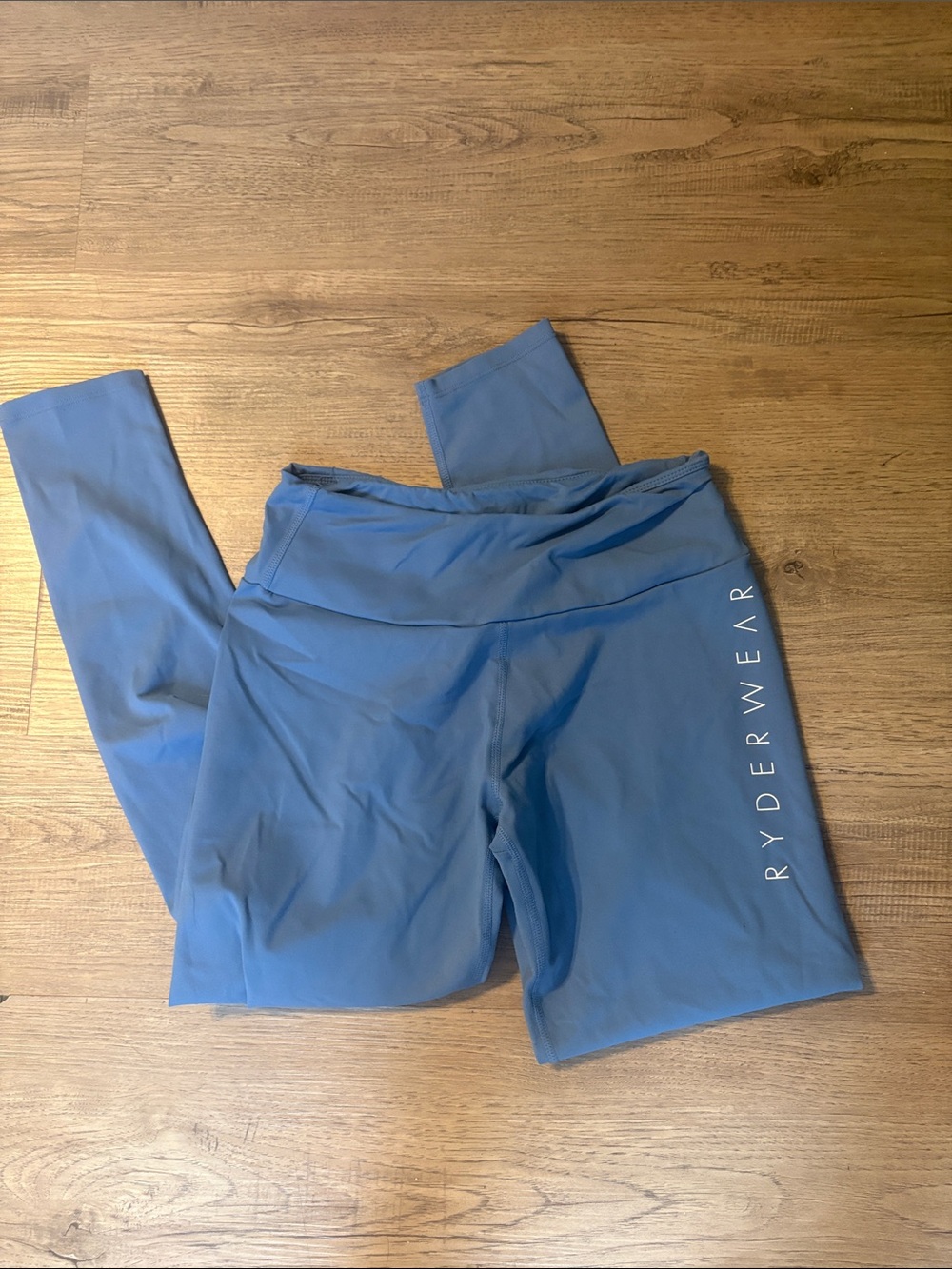 Ryderwear Light Blue High-Waist Leggings with Side Logo